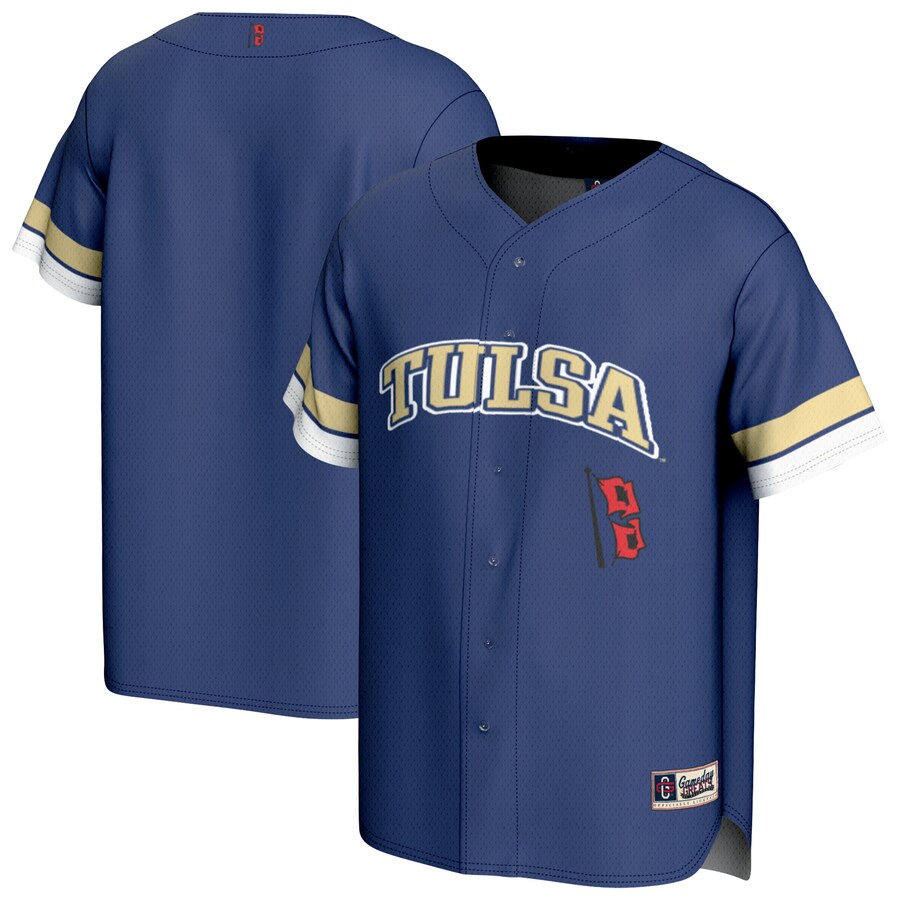 Youth GameDay Greats Royal Tulsa Golden Hurricane Baseball Jersey - Jersey