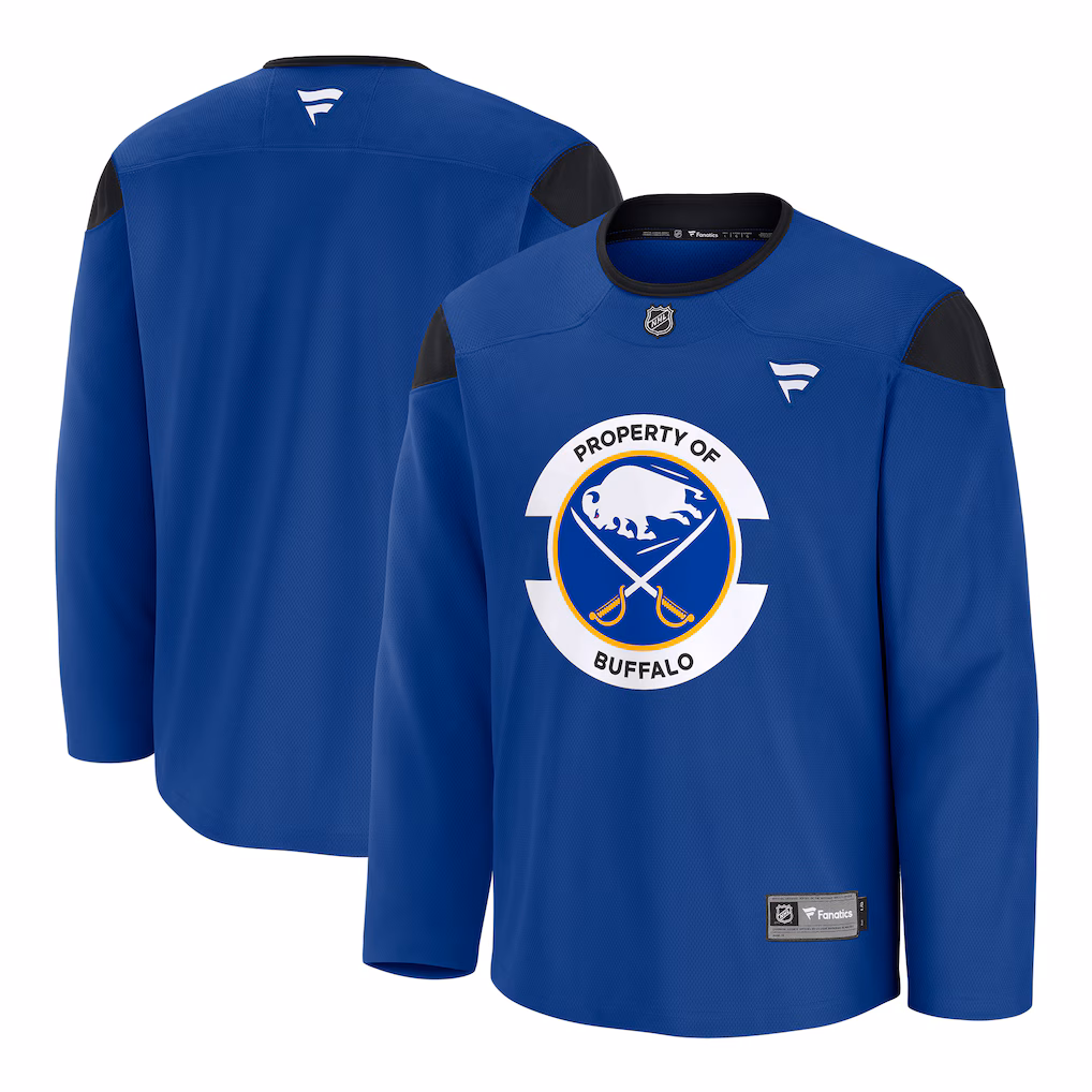 Men's Buffalo Sabres Fanatics Royal Practice Jersey - Jersey