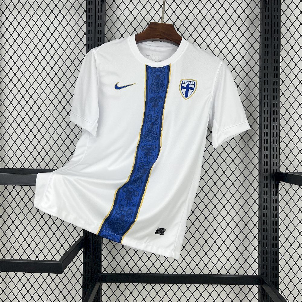 Finland Soccer Jersey Home Custom Shirt 2025 - Jersey