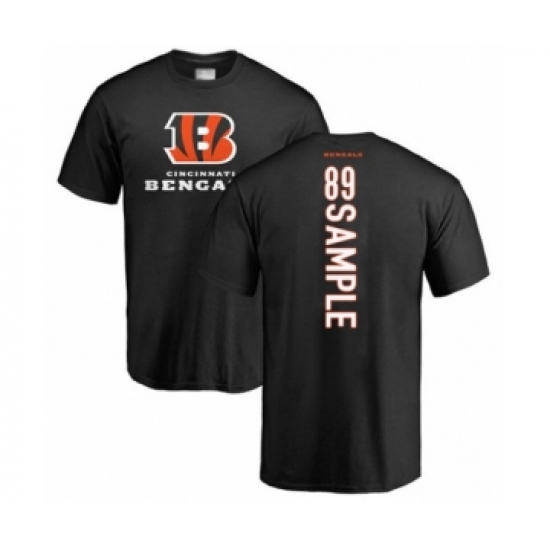 Football Cincinnati Bengals #89 Drew Sample Black Backer T-Shirt - Jersey