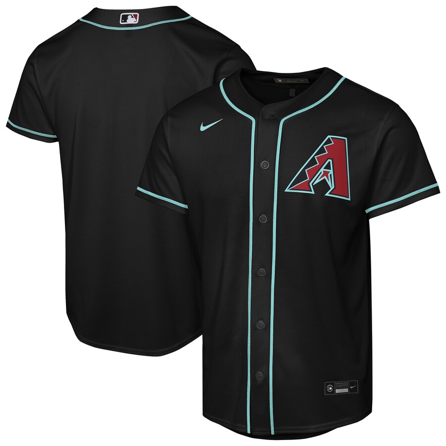 Youth Arizona Diamondbacks Nike Black Alternate Replica Jersey - Jersey