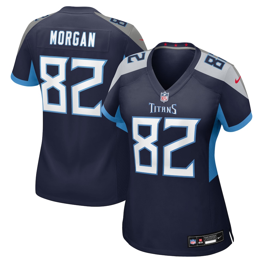 Women's Tennessee Titans Stanley Morgan Nike Navy Alternate Game Jersey - Jersey