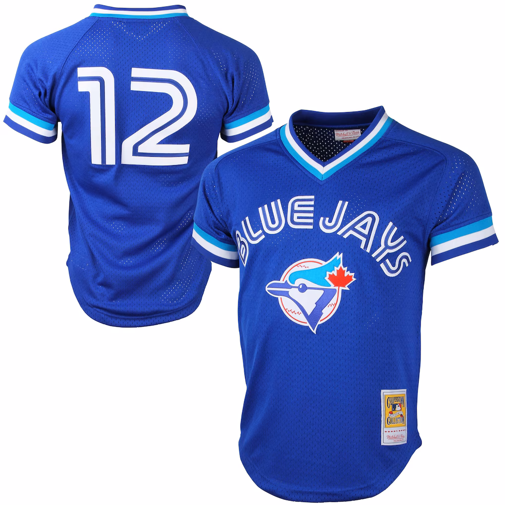Mitchell & Ness Roberto Alomar Toronto Blue Jays Cooperstown Collection Mesh Batting Practice Jersey - Royal Blue - Jersey