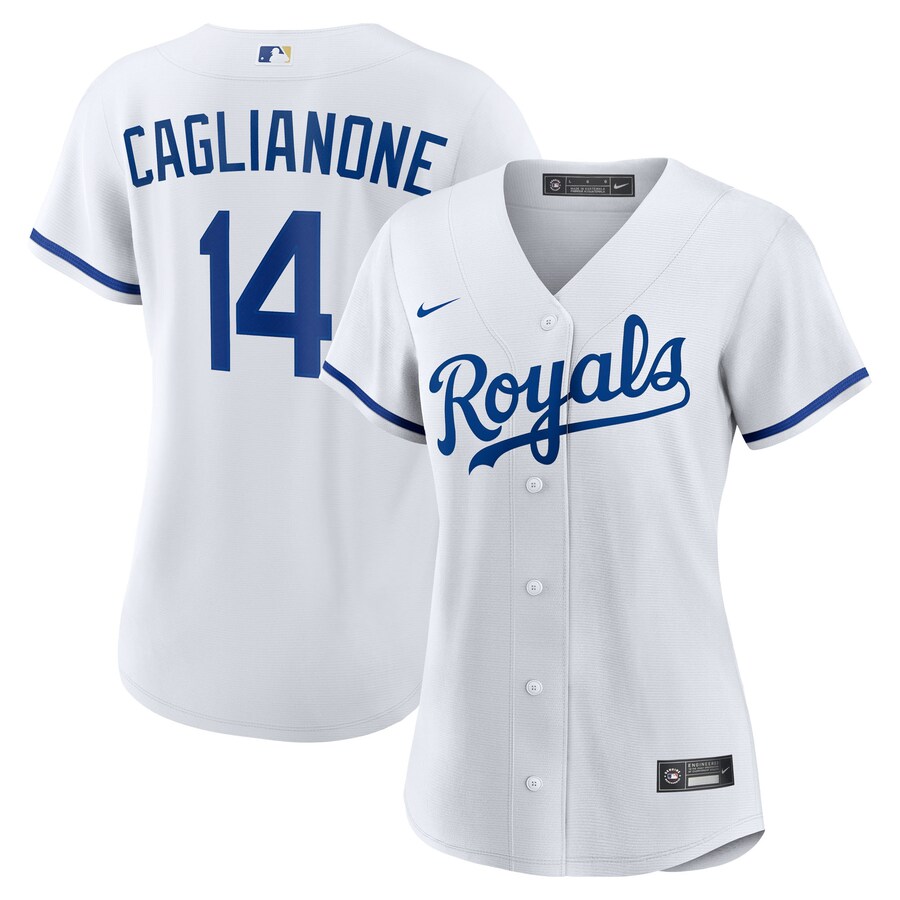 Women's Kansas City Royals Jac Caglianone Nike White Home Replica Jersey - Jersey