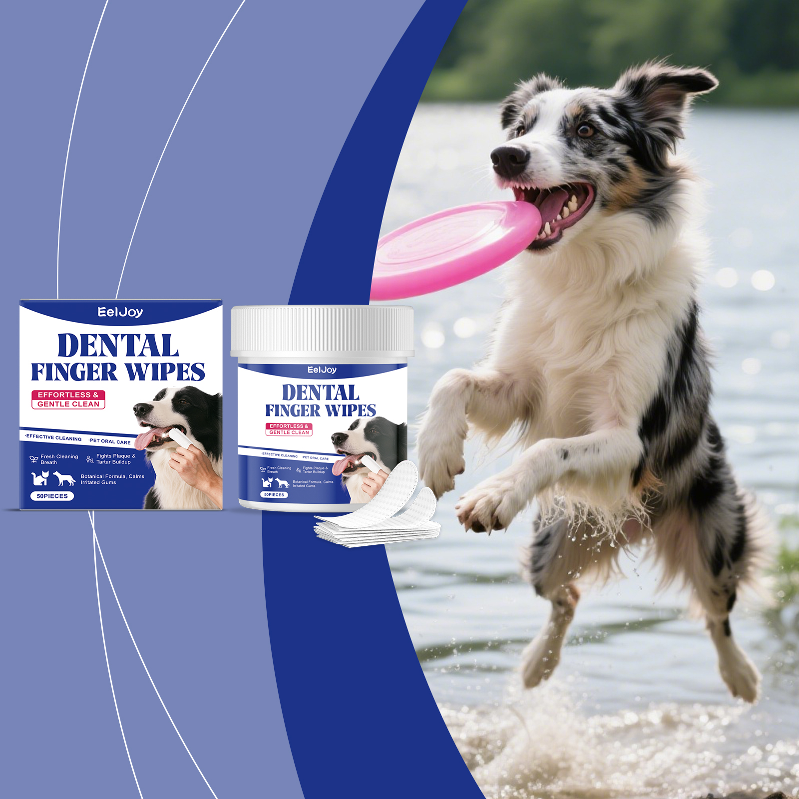 EelJoy Pet Dental Wipes
