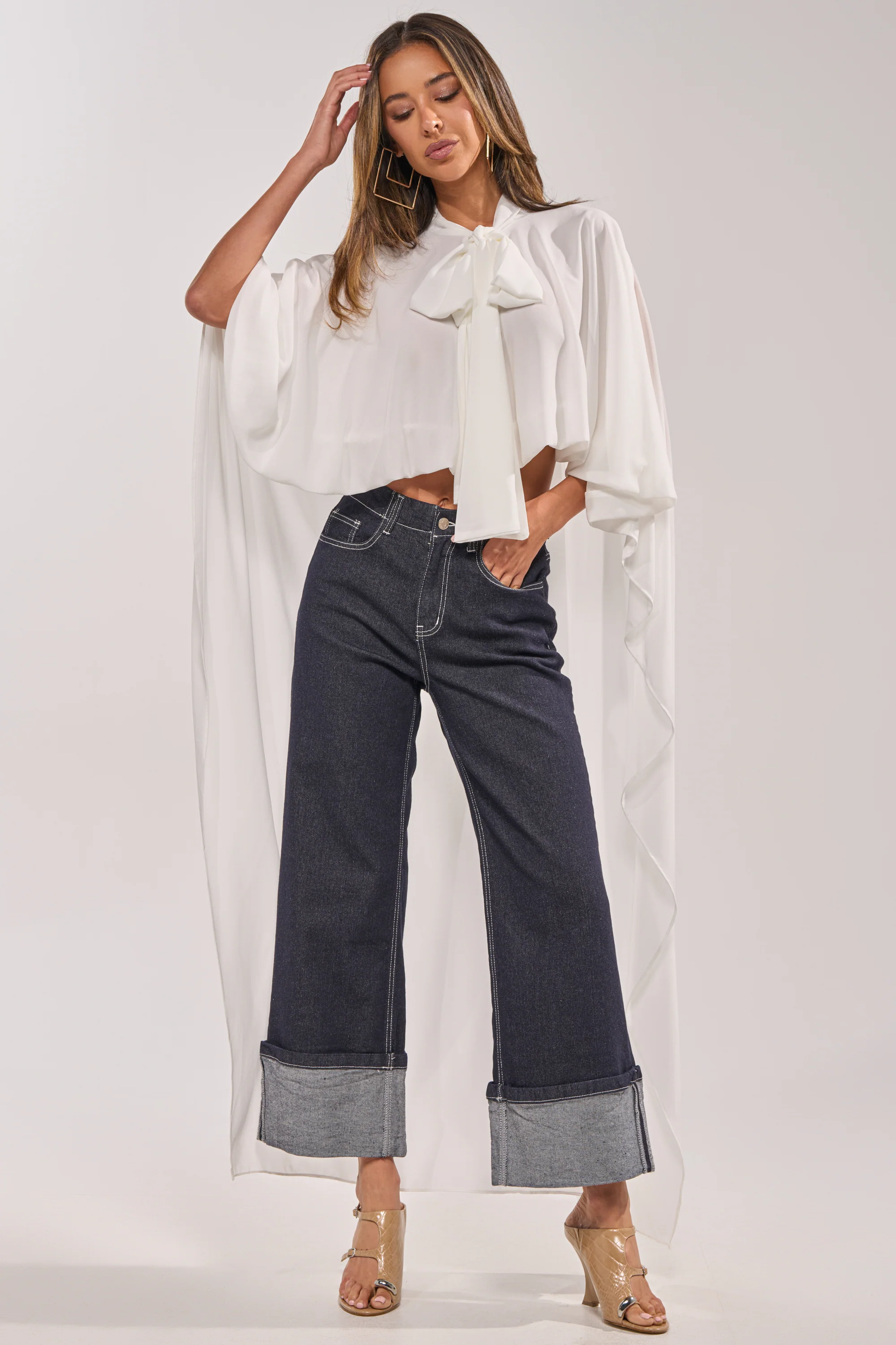 JENNA CHIFFON BLOUSE - Akira Wear