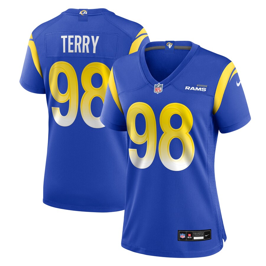 Women's Los Angeles Rams Da'Jon Terry Nike Royal Team Game Jersey - Jersey