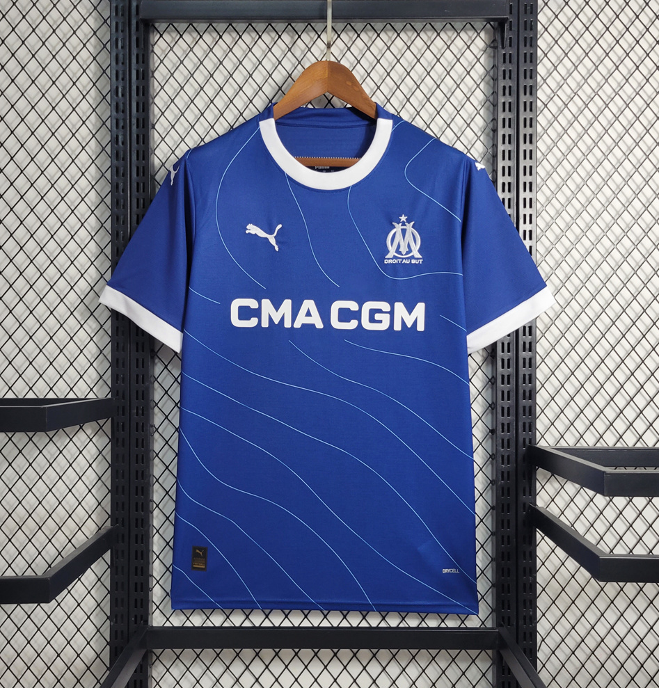Marseille Soccer Jersey Away Custom Shirt 2023/24 - Jersey