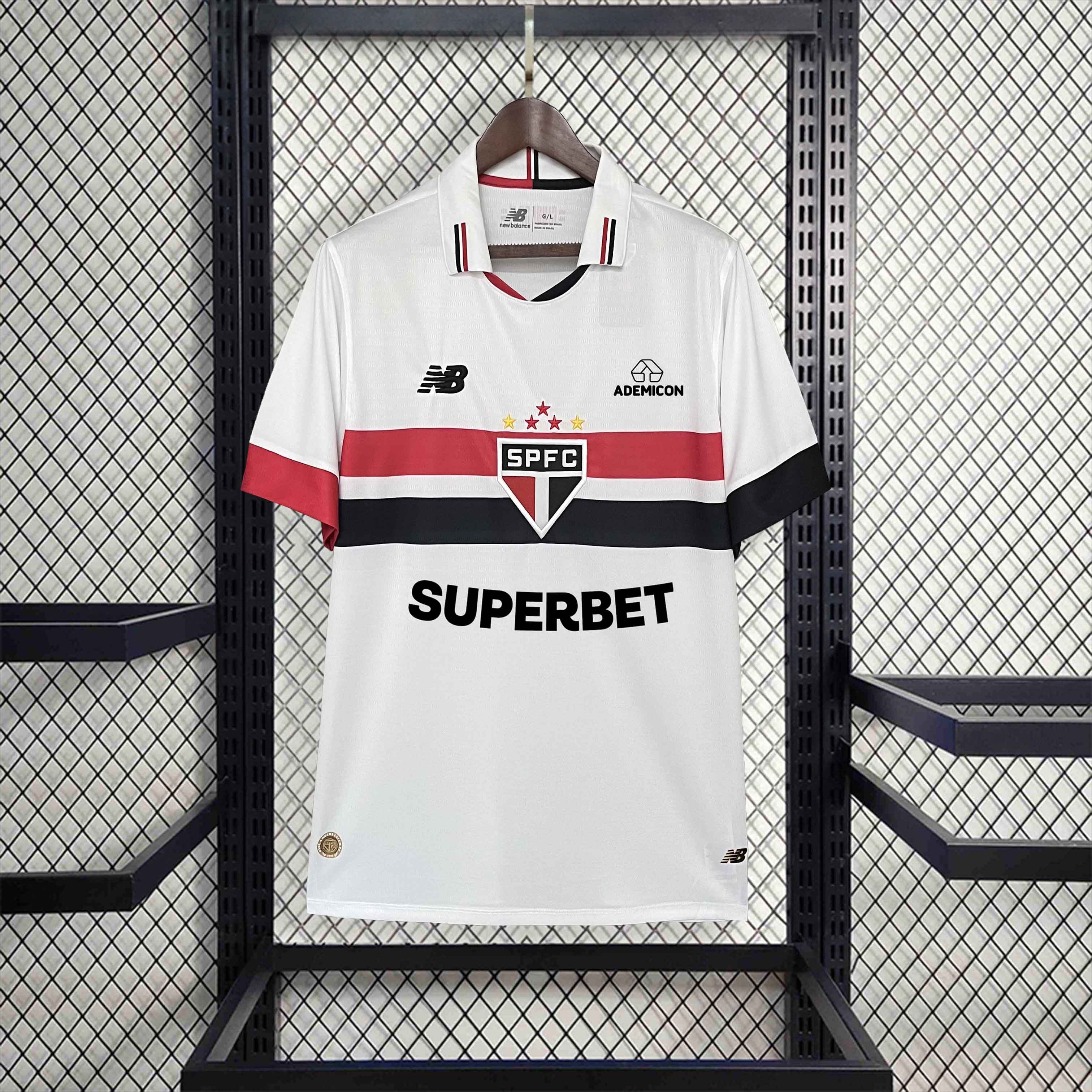 Sao Paulo FC Soccer Jersey Home Custom Shirt 2024 - Jersey