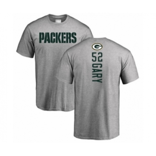 Football Green Bay Packers #52 Rashan Gary Ash Backer T-Shirt - Jersey