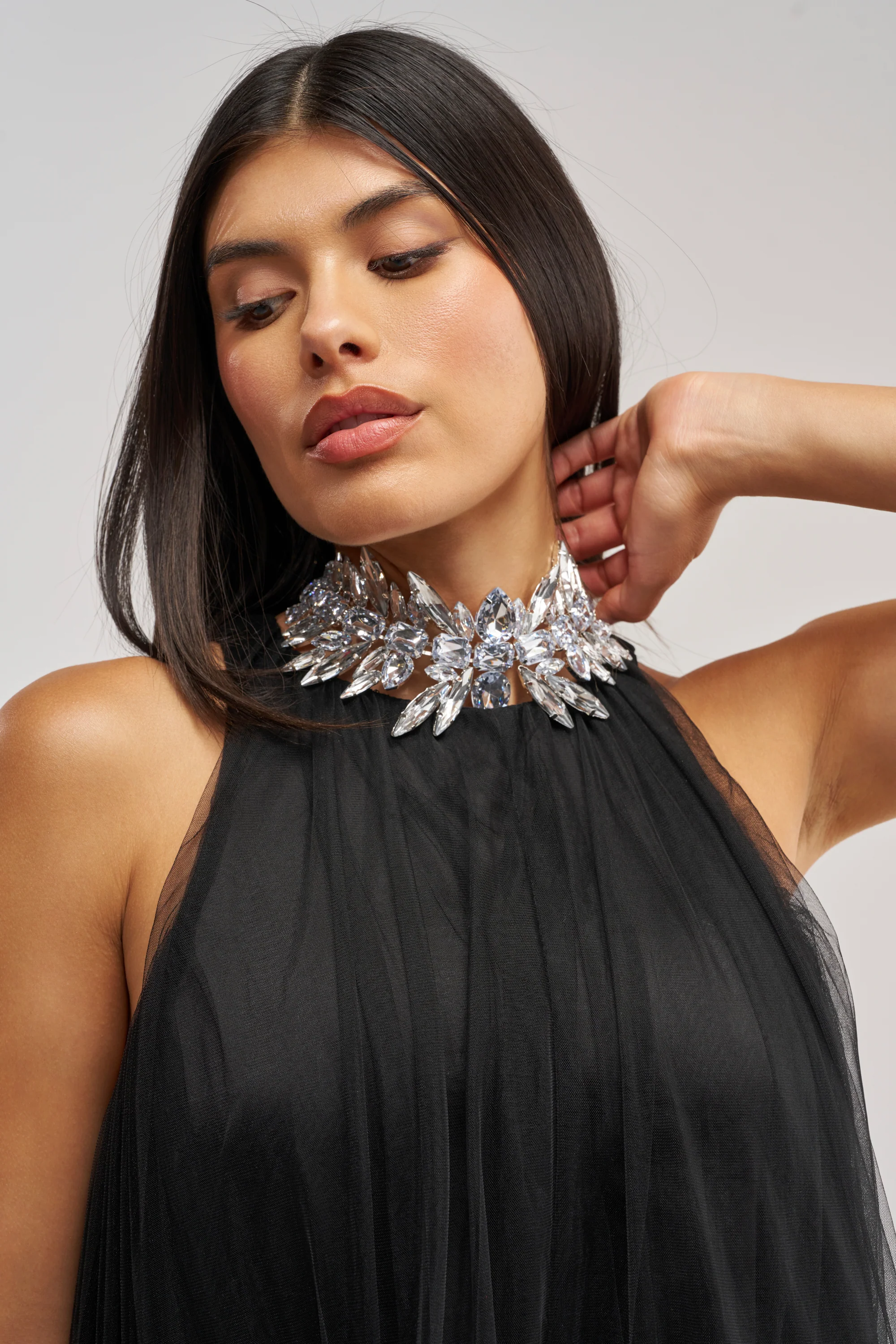 QUEEN OF IT ALL DIAMOND CHOKER - Akira Wear