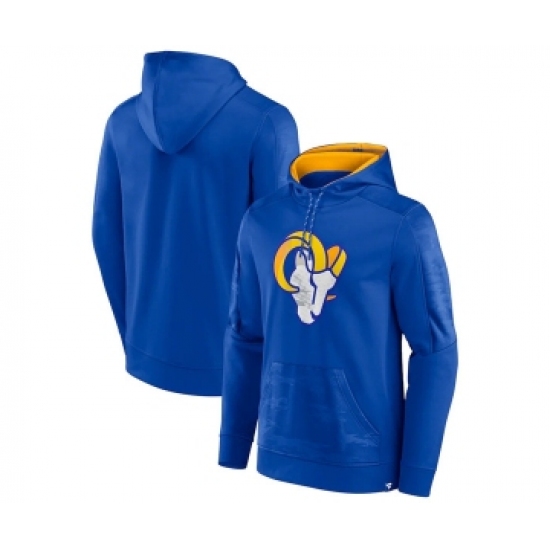 Men's Los Angeles Rams Royal On The Ball Pullover Hoodie - Jersey