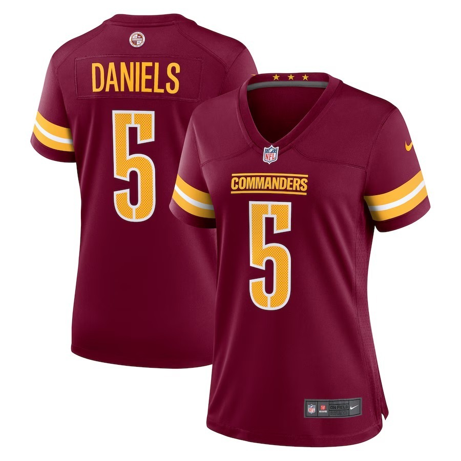 Women's Washington Commanders Jayden Daniels Nike Burgundy  Player Game Jersey - Jersey