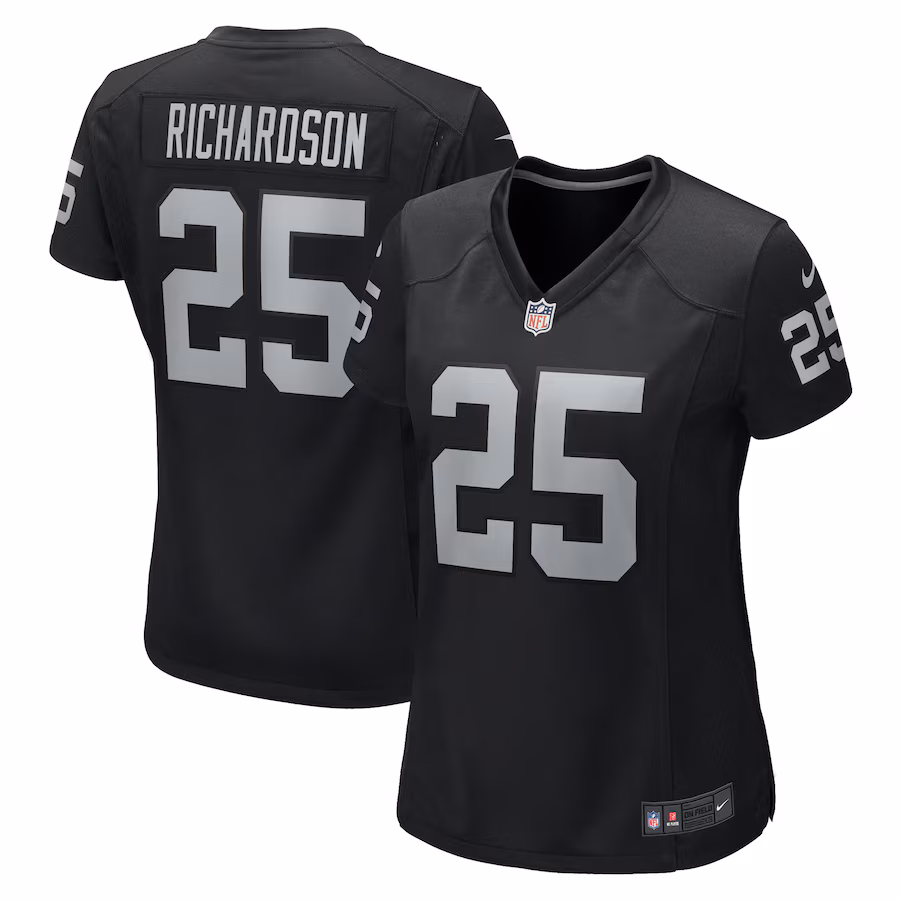 Women's Las Vegas Raiders Decamerion Richardson Nike Black Game Jersey - Jersey