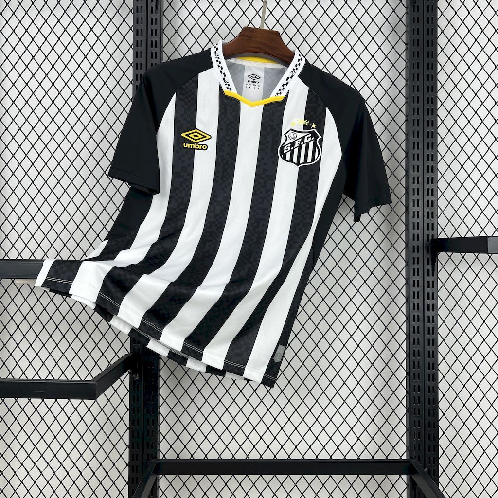 Santos FC Soccer Jersey Away Custom Shirt 2025 - Jersey