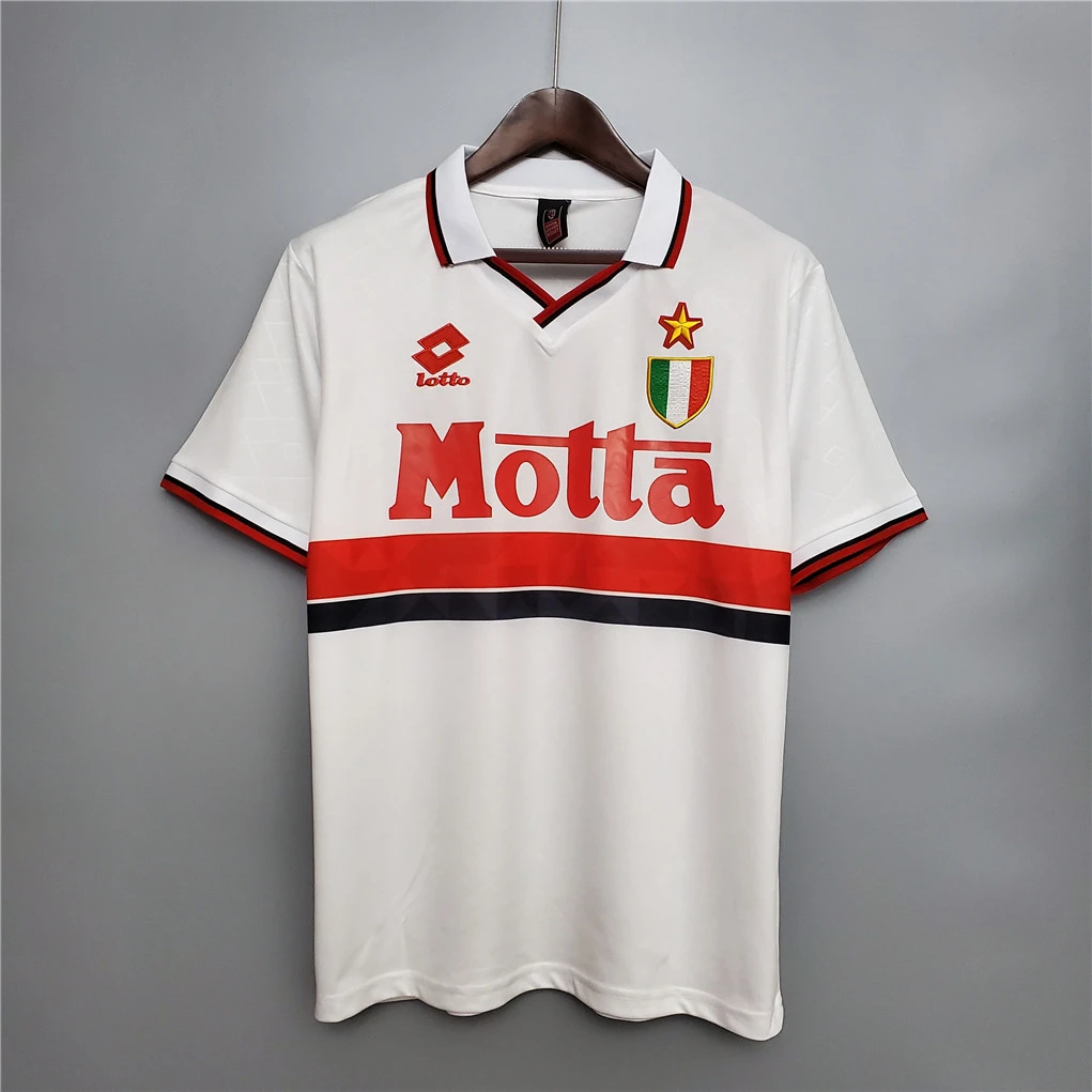 AC Milan Retro Soccer Jersey Away Custom Shirt 1993/94 - Jersey