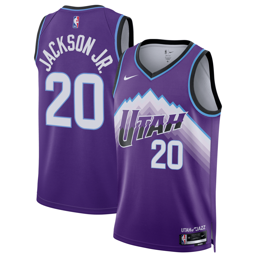 Unisex Utah Jazz Jaren Jackson Jr. Nike Purple Swingman Jersey - Icon Edition - Jersey