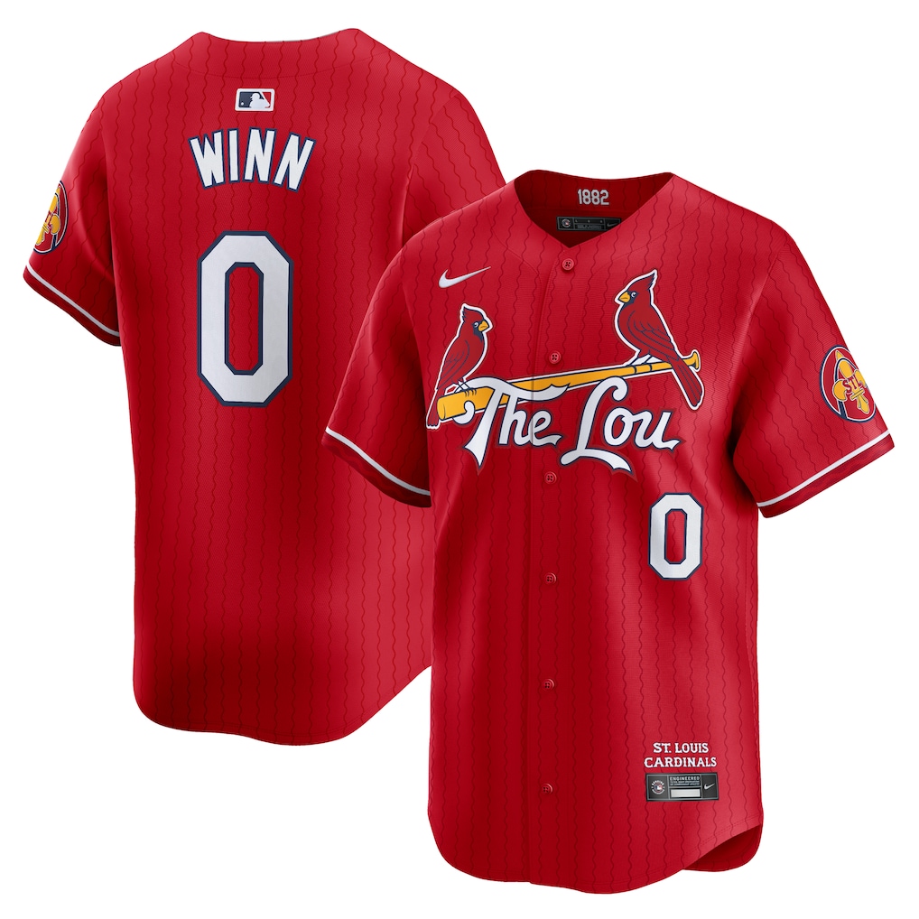 Men's St. Louis Cardinals Masyn Winn Nike Red City Connect Limited Jersey - Jersey