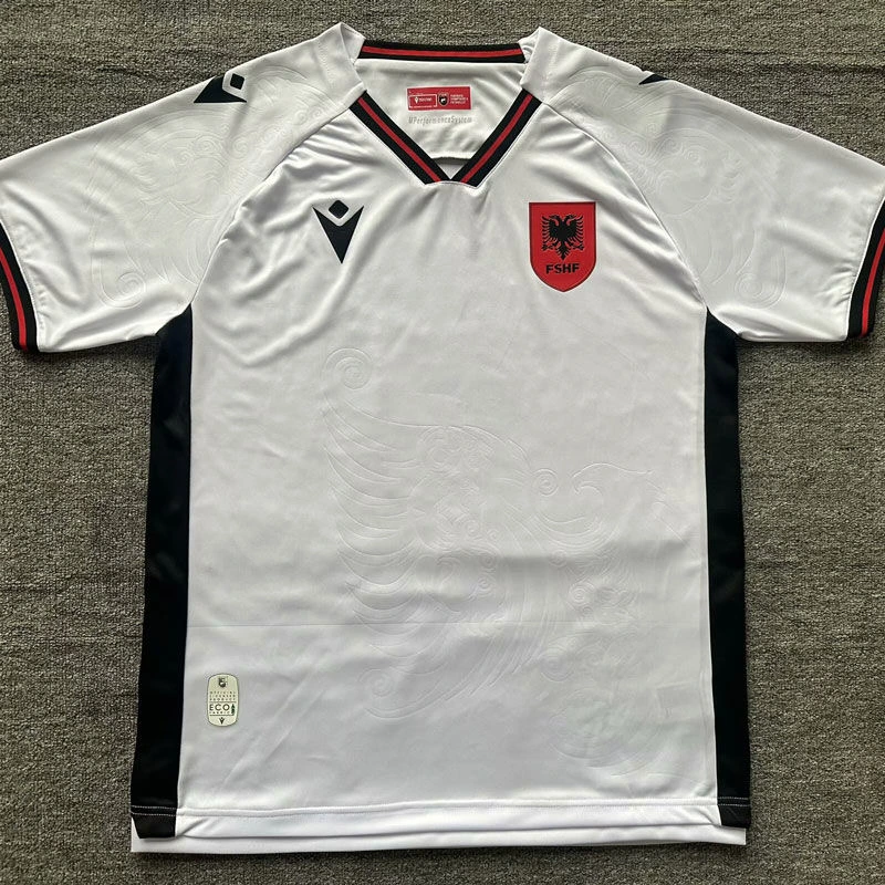 Albania Away Soccer Jersey Custom Shirt 2025-26 - Jersey