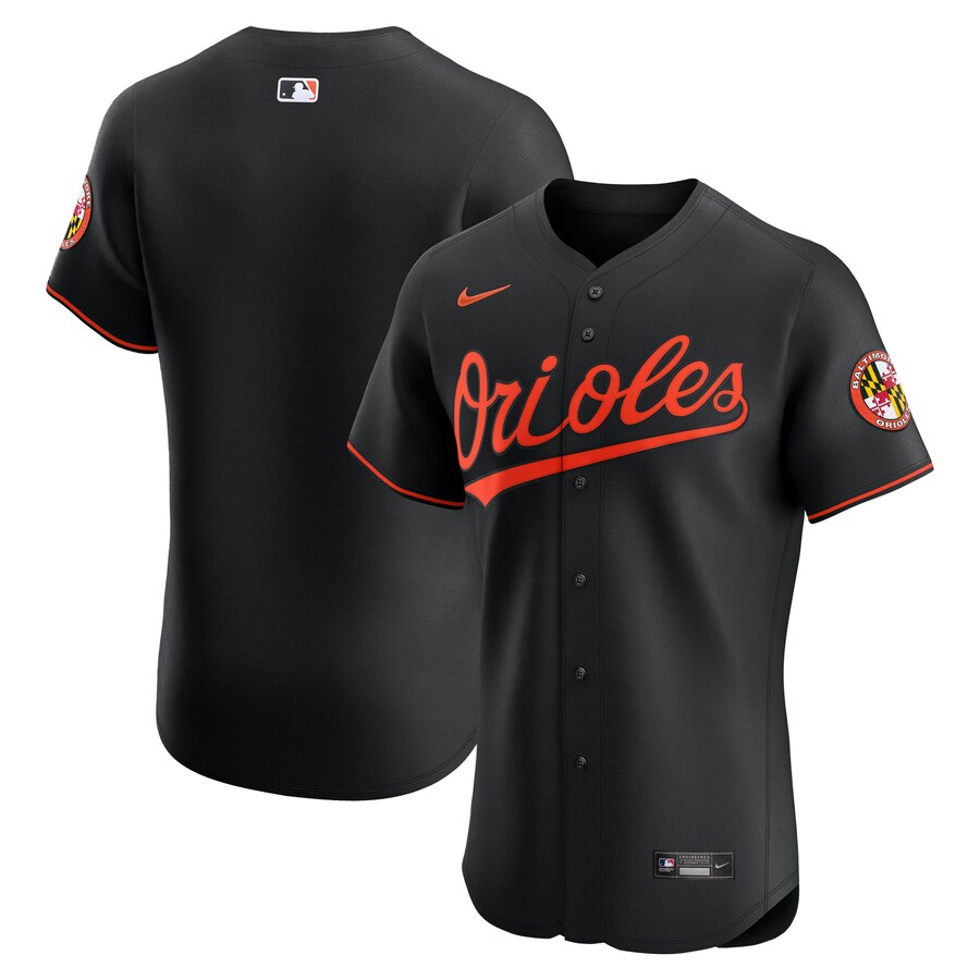 Men's Baltimore Orioles Nike Black Alternate Elite Jersey - Jersey