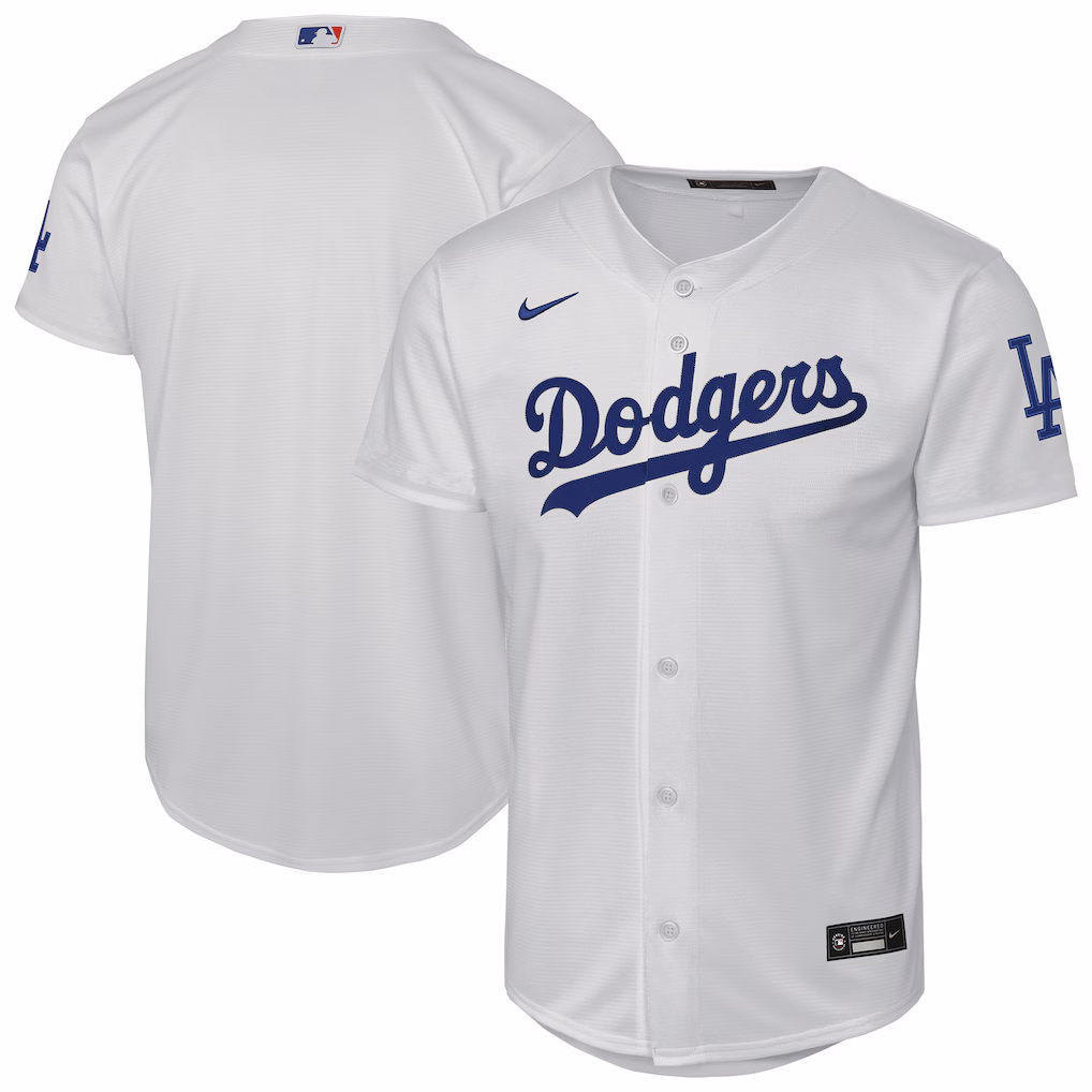 Youth Los Angeles Dodgers Nike White Home Stadium Jersey - Jersey