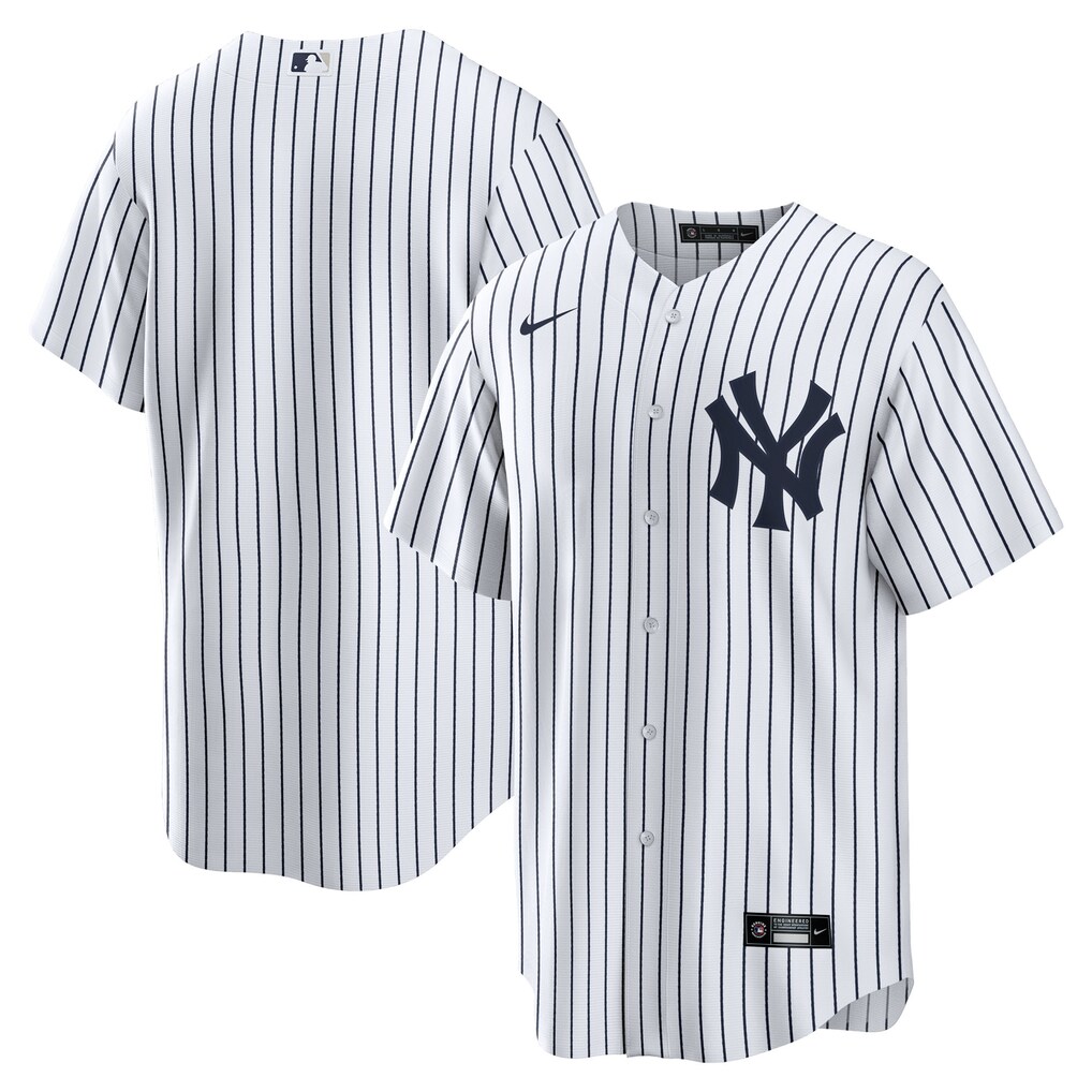 Men's New York Yankees Nike White Home Big & Tall Replica Jersey - Jersey