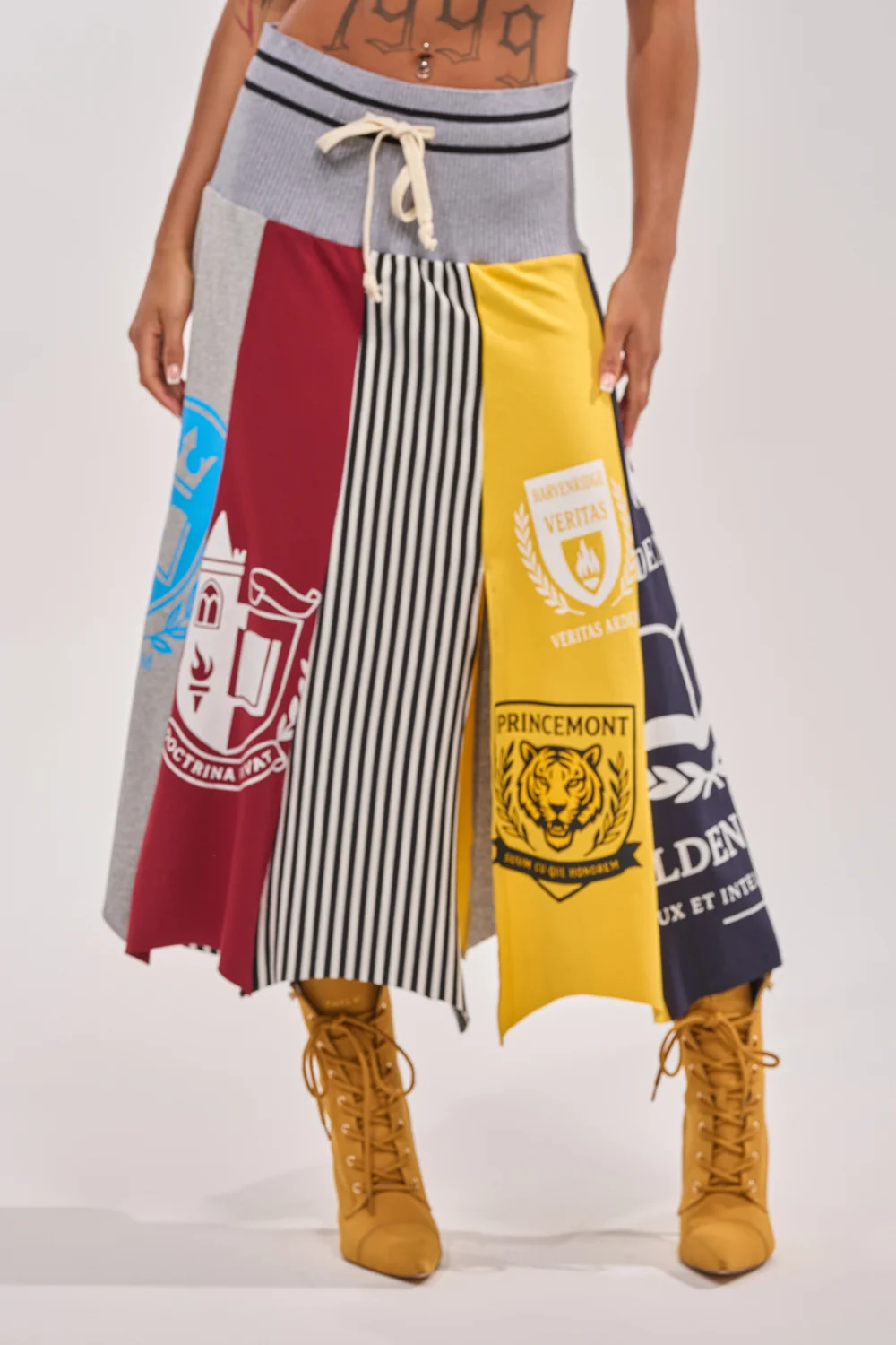 MIXED FEELINGS MIDI SKIRT - Akira Wear