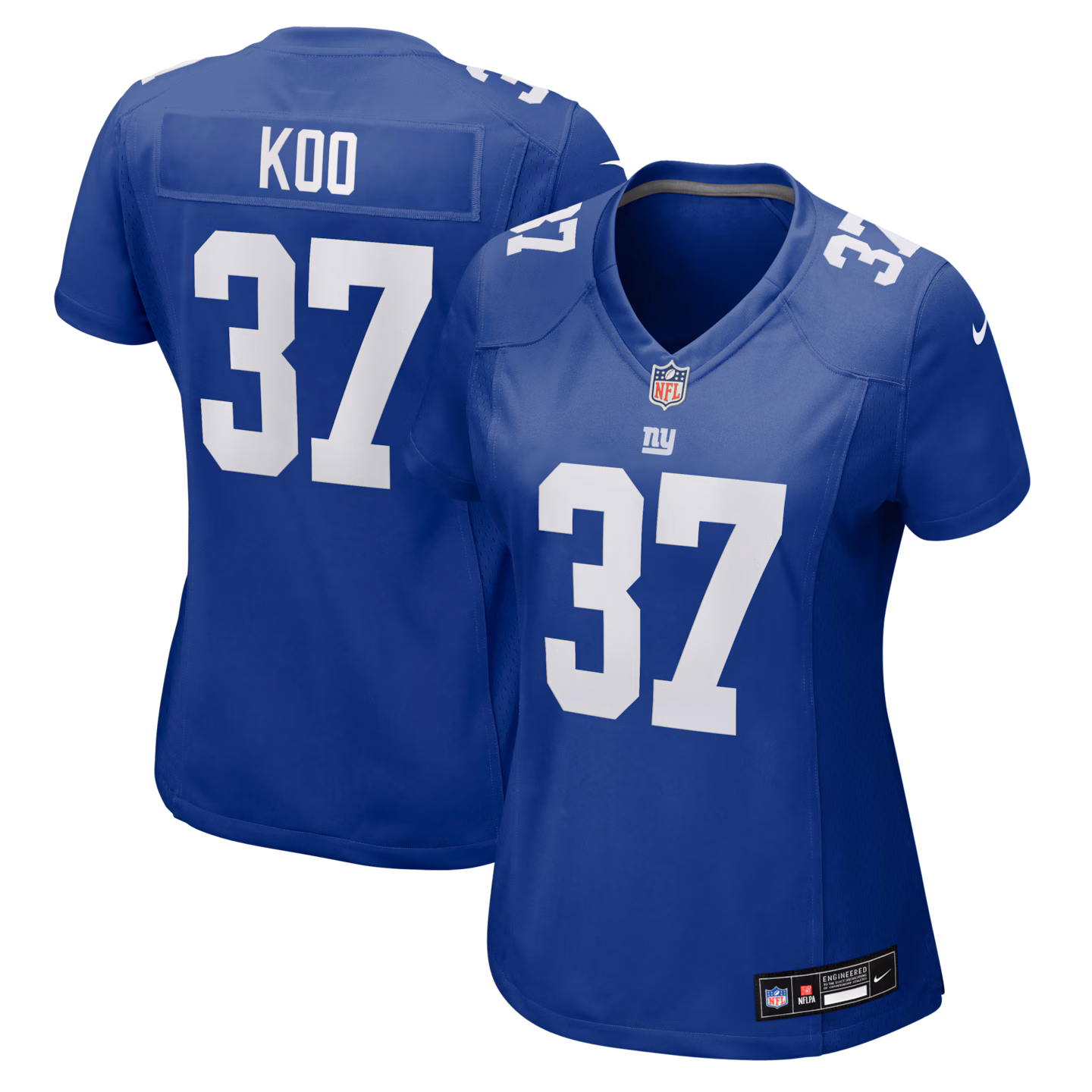 Women's New York Giants Younghoe Koo Nike Royal Team Game Jersey - Jersey