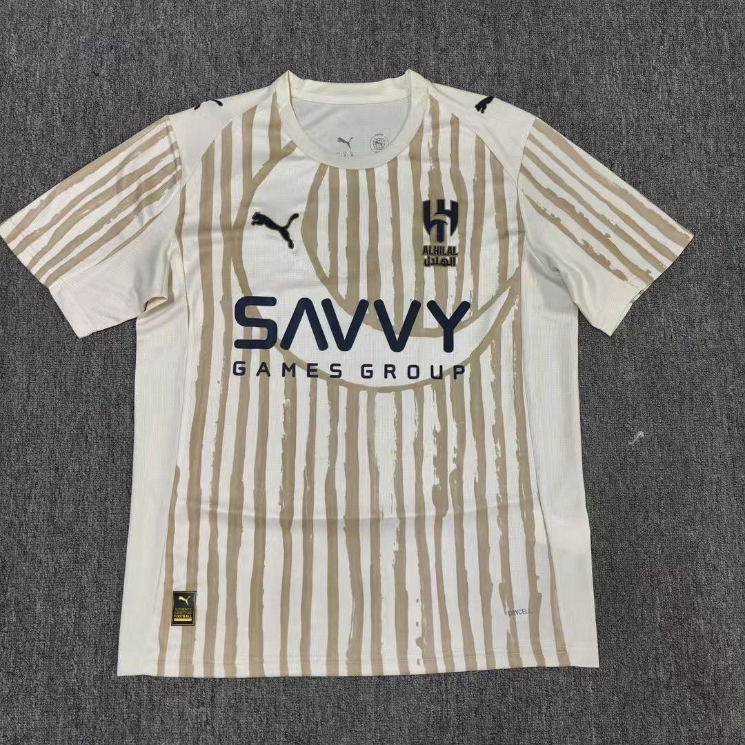 Al Hilal SFC Soccer Jersey Club World Cup Away Custom Shirt 2025 - Jersey