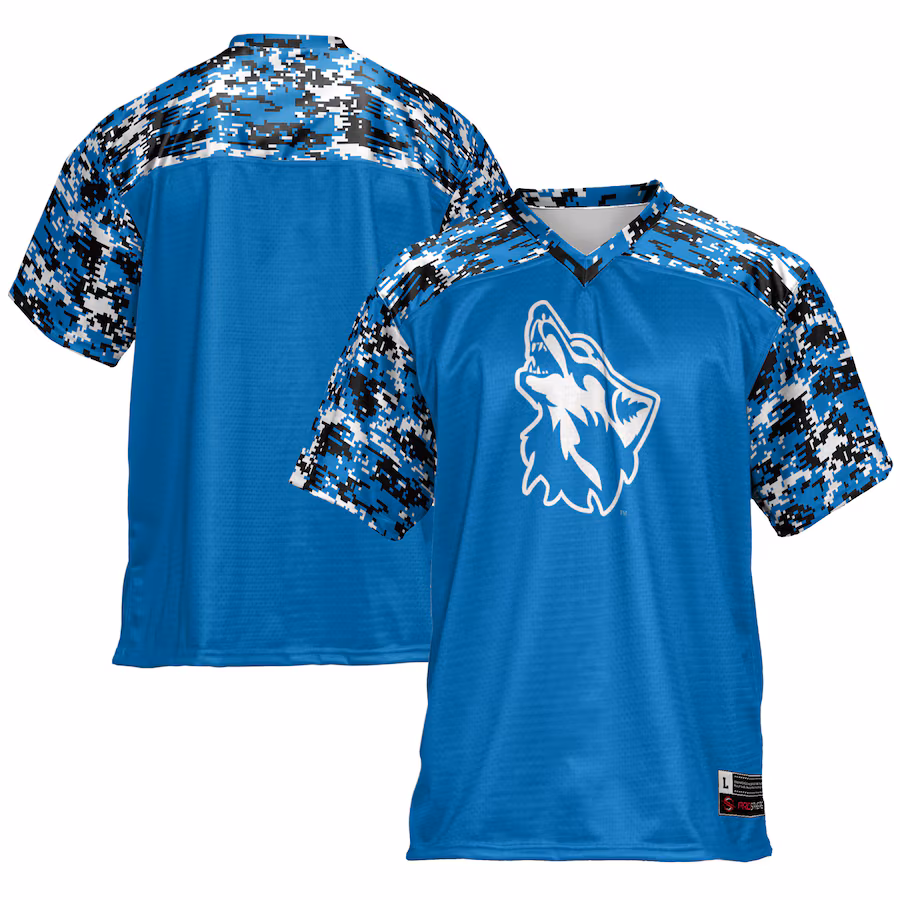 Men's GameDay Greats Blue Cheyney Wolves Football Jersey - Jersey