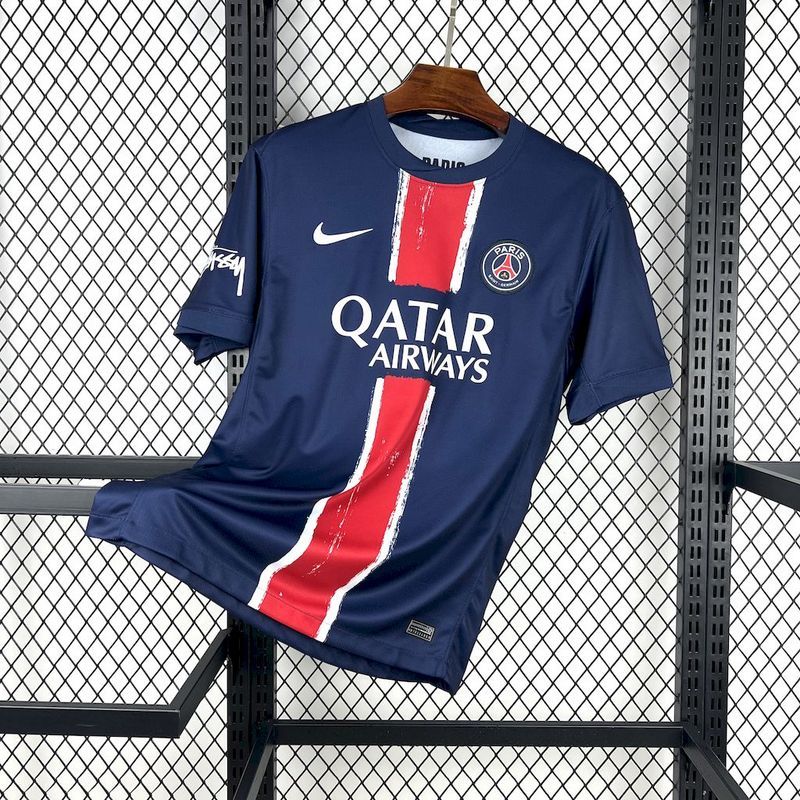 PSG Soccer Jersey Home x Stussy Custom Shirt 2024/25 - Jersey