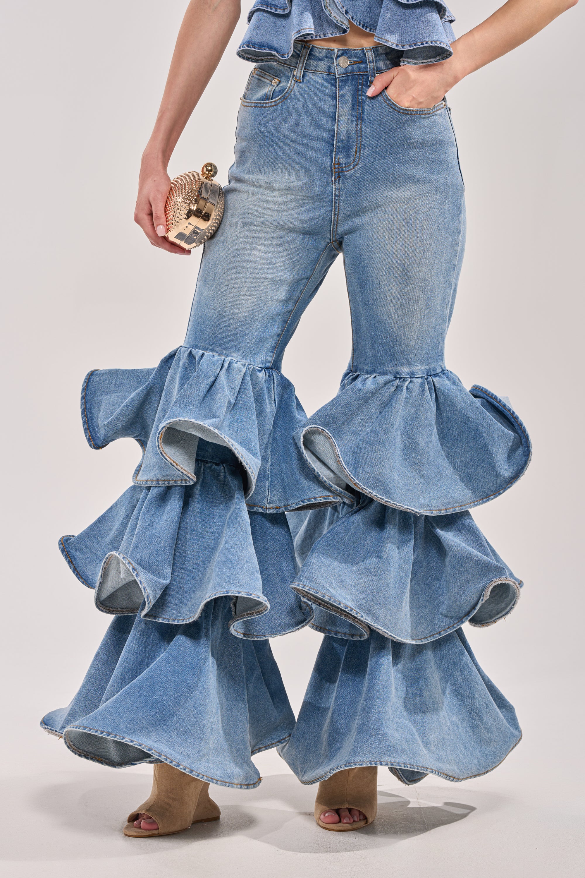 RUFFLE CITY DENIM - Akira Wear