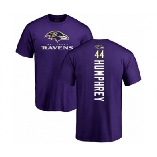 Football Baltimore Ravens #44 Marlon Humphrey Purple Backer T-Shirt - Jersey