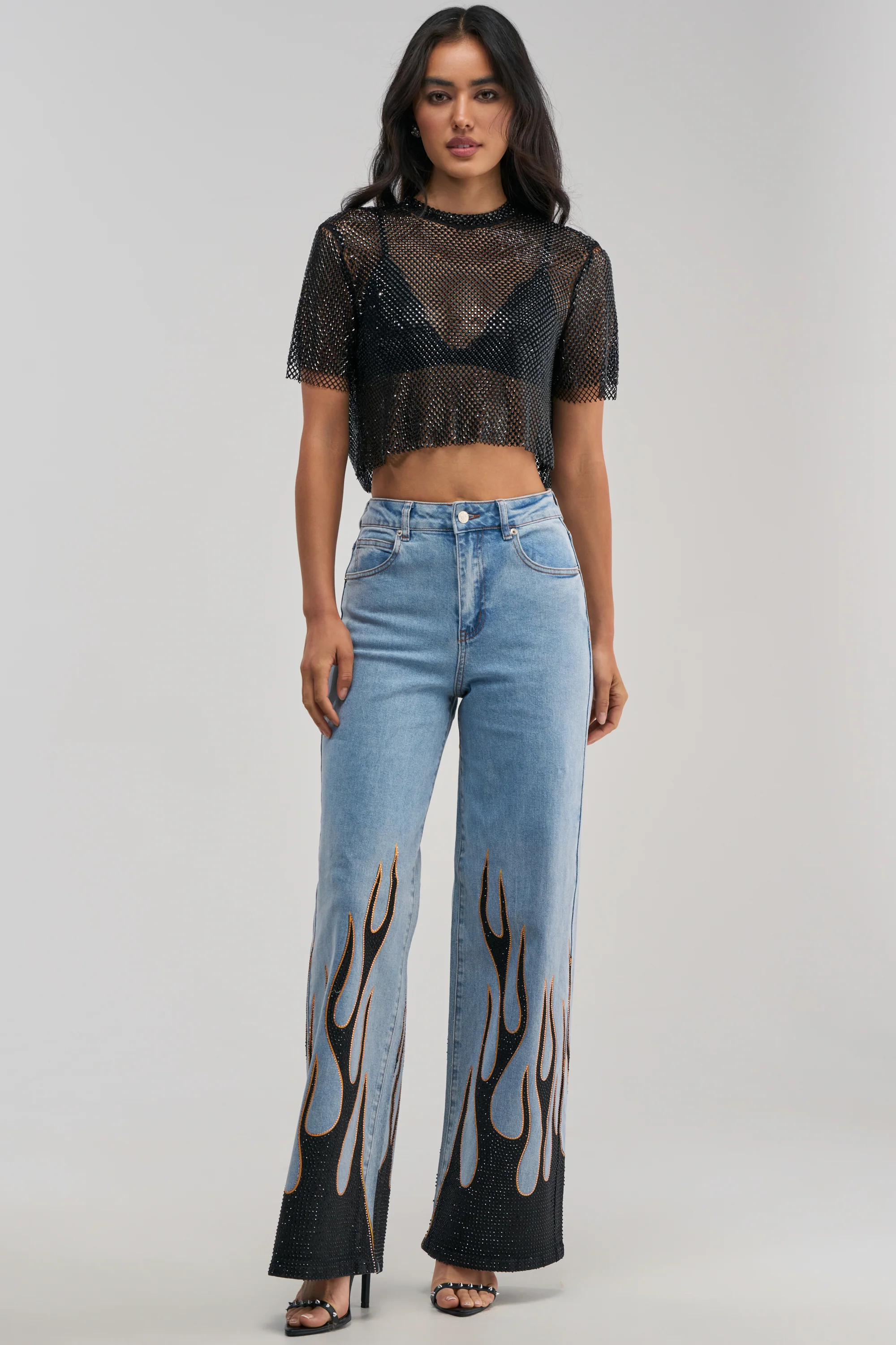 ON FIRE RELAXED DENIM - Akira Wear