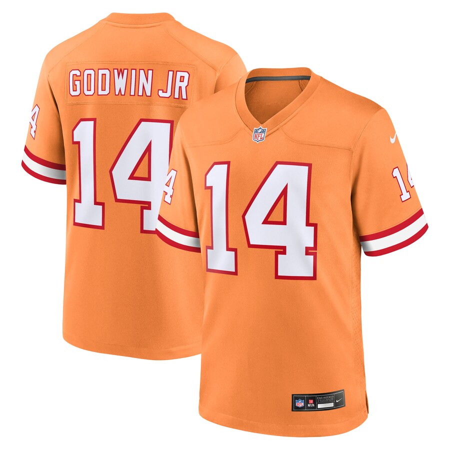Men's Tampa Bay Buccaneers Chris Godwin Jr. Nike Orange Alternate Game Player Jersey - Jersey