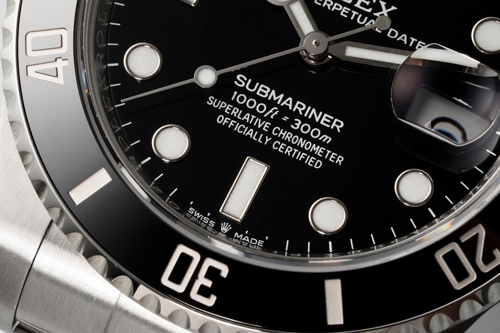 Code No. 3 Rolex Submariner Date Black Dial 