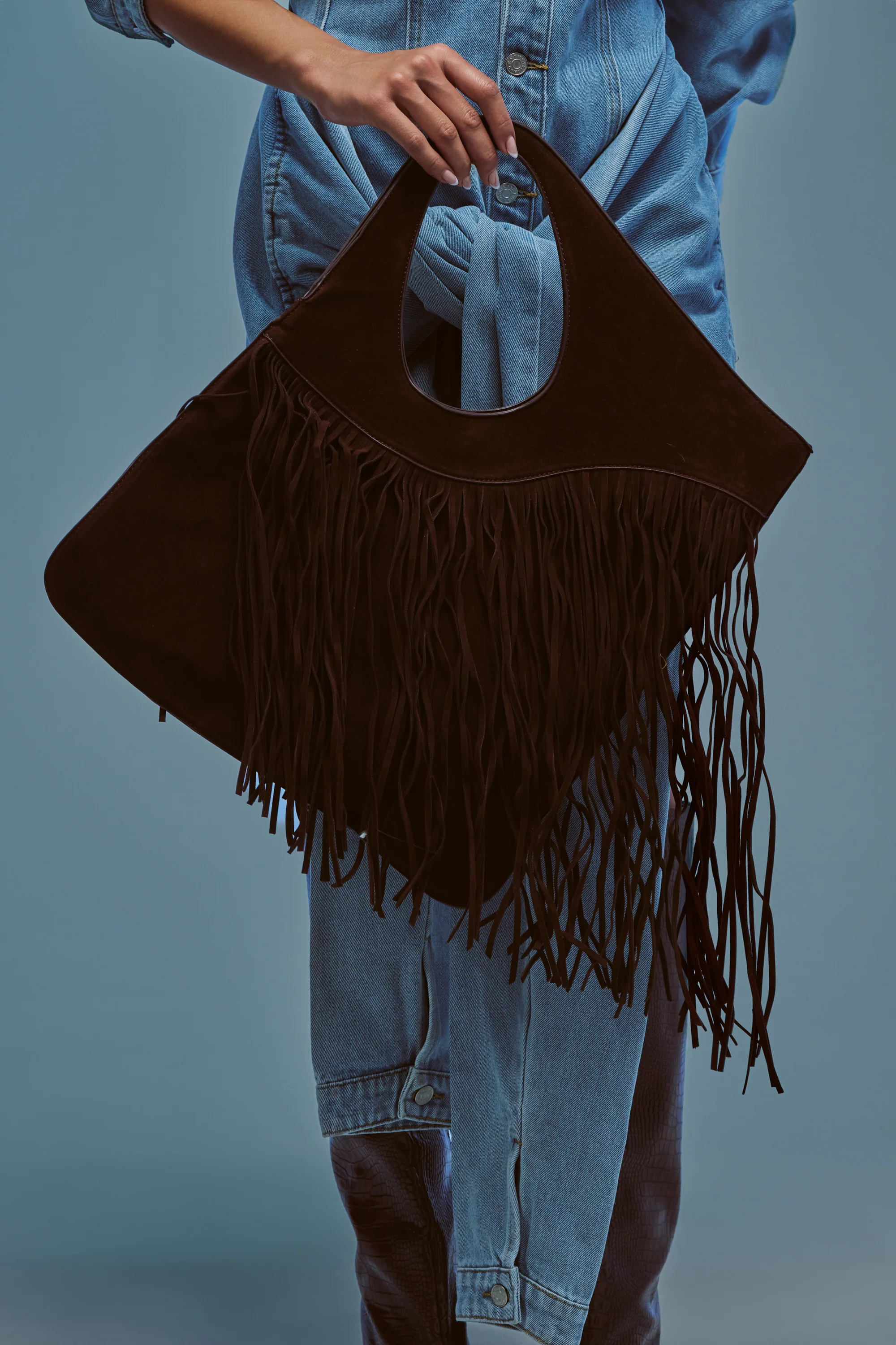 FRINGED OUT SHOULDER PURSE - Akira Wear