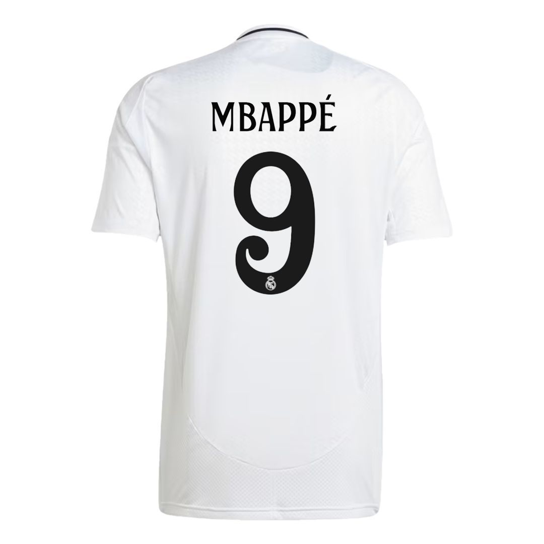 MBAPPÉ #9  Real Madrid Soccer Jersey Home Custom Shirt 2024/25 - Jersey