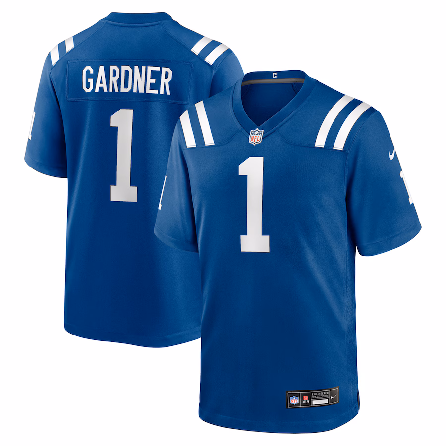 Men's Indianapolis Colts Ahmad Sauce Gardner Nike Royal Team Game Jersey - Jersey