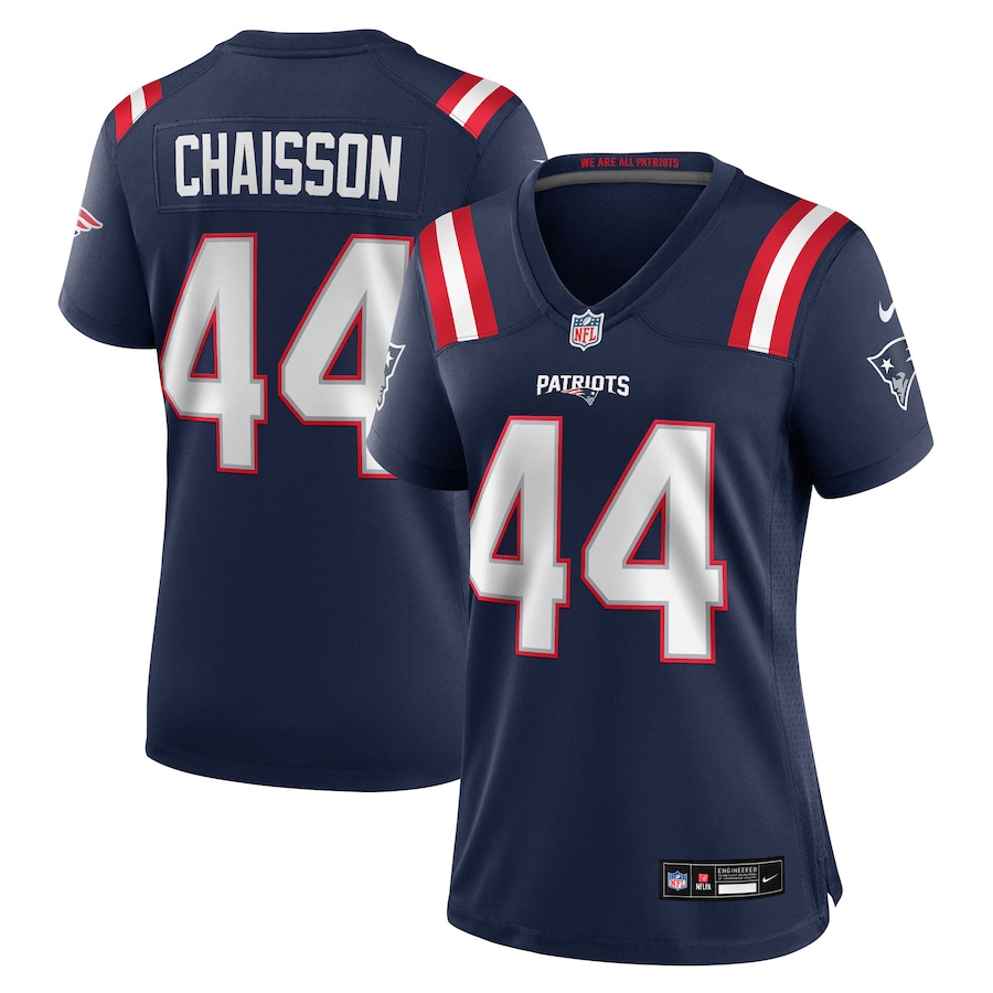 Women's New England Patriots K'Lavon Chaisson Nike Navy Team Game Jersey - Jersey