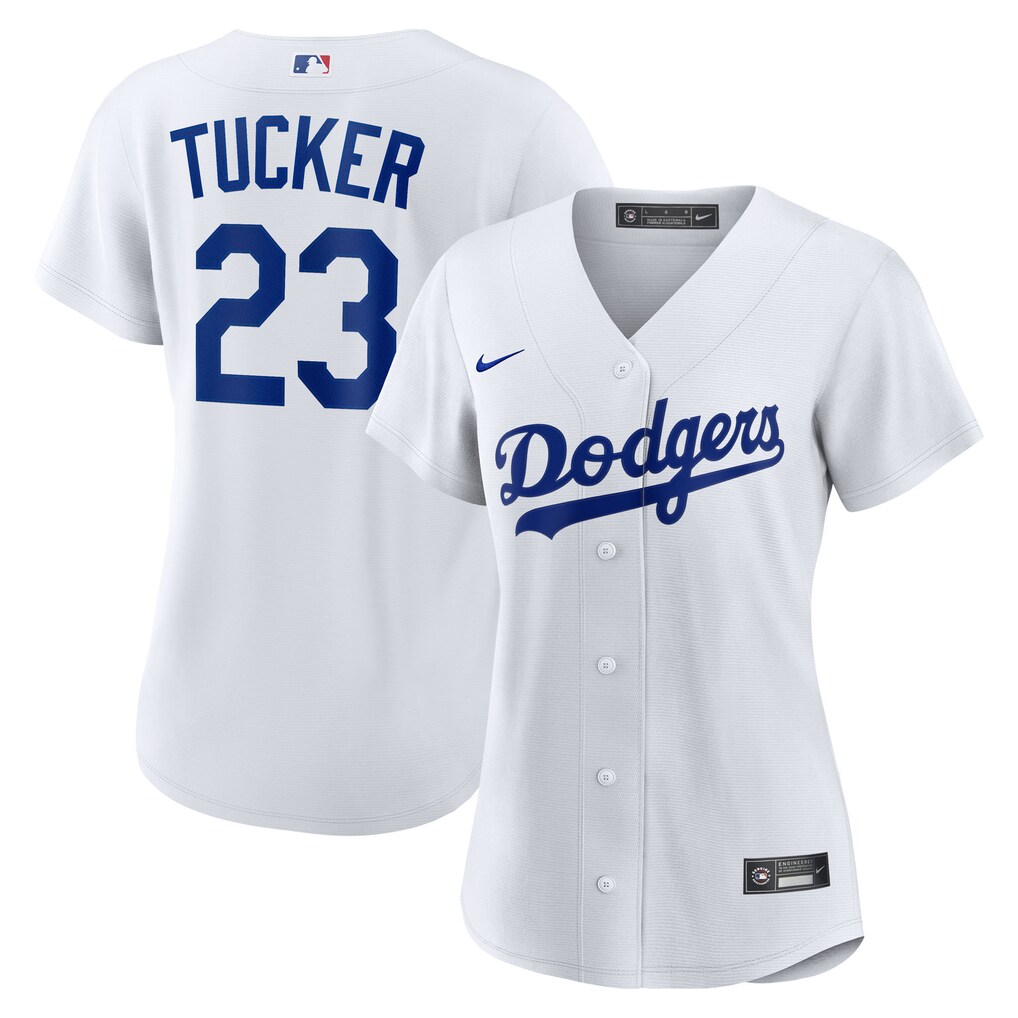 Women's Los Angeles Dodgers Kyle Tucker Nike White Home Replica Jersey - Jersey
