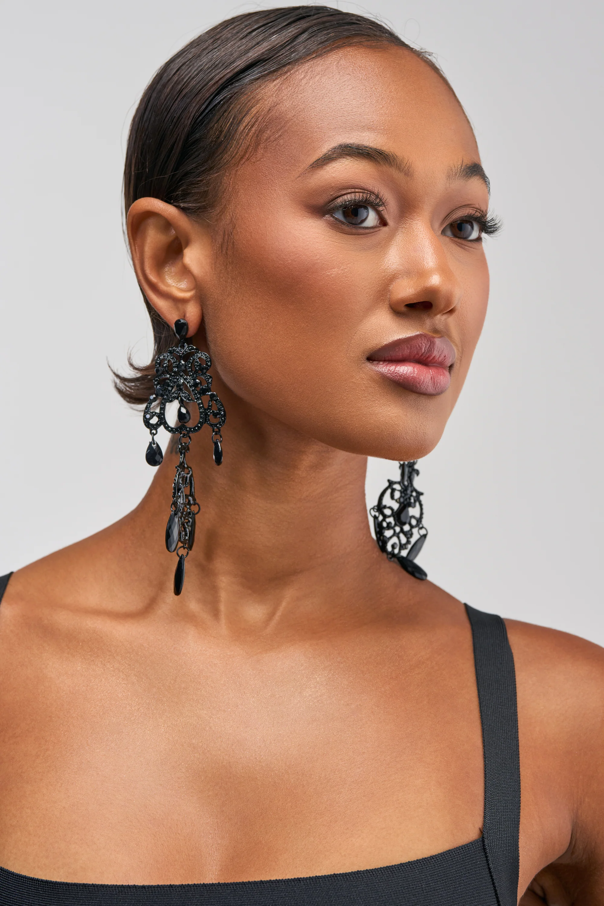 CROWN JEWEL DANGLE EARRINGS - Akira Wear