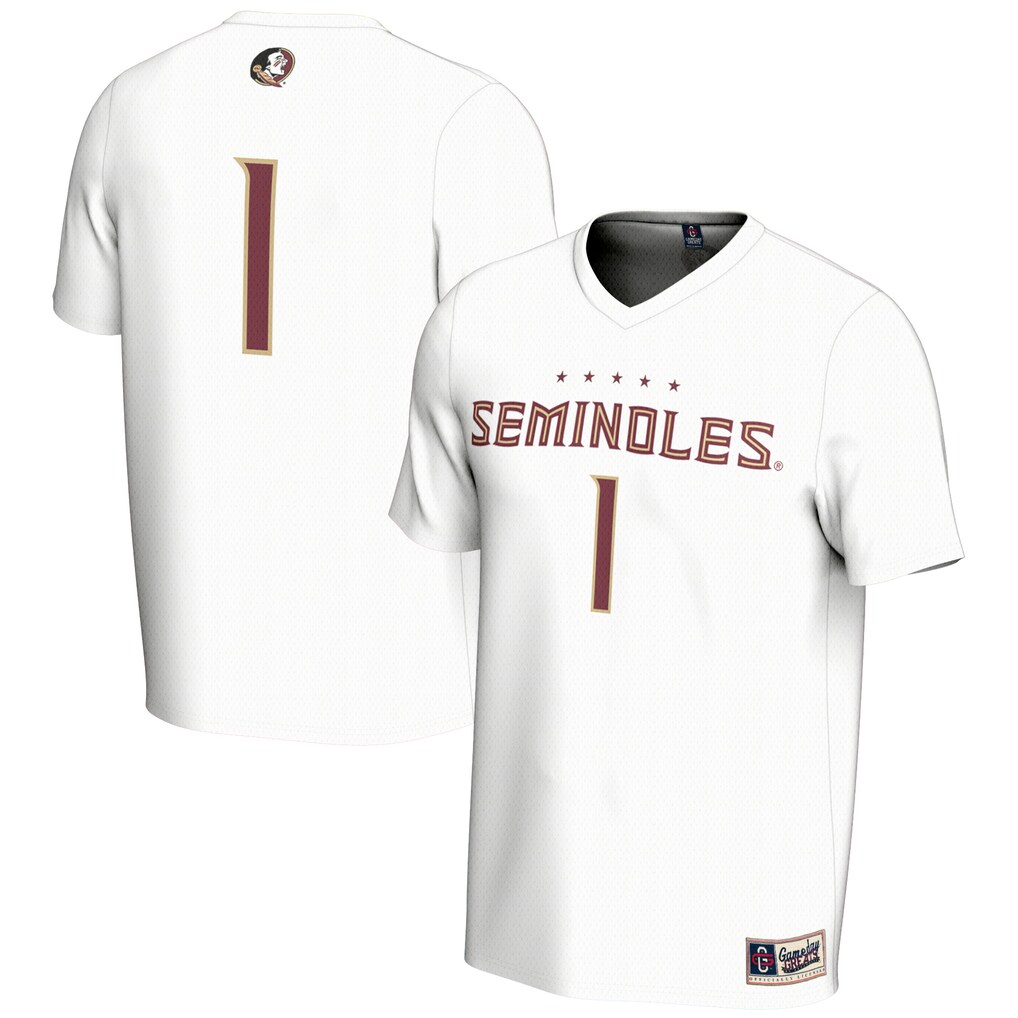 Youth GameDay Greats White Florida State Seminoles 2025 NCAA Women's Soccer National Champions Lightweight Commemorative Fashion Jersey - Jersey
