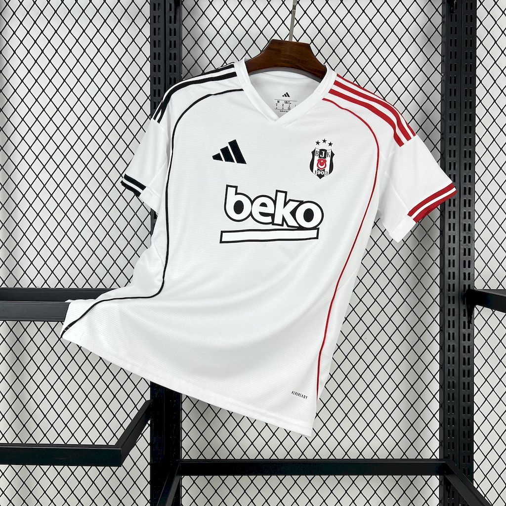 Beşiktaş Home Football Jersey Custom Shirt 2025/26 - Jersey