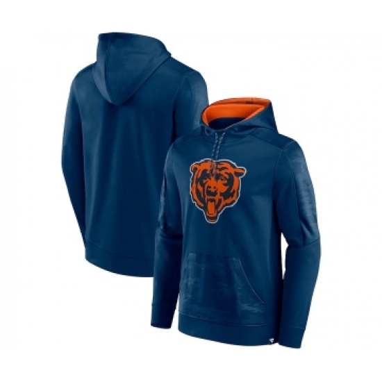 Men's Chicago Bears Navy On The Ball Pullover Hoodie - Jersey