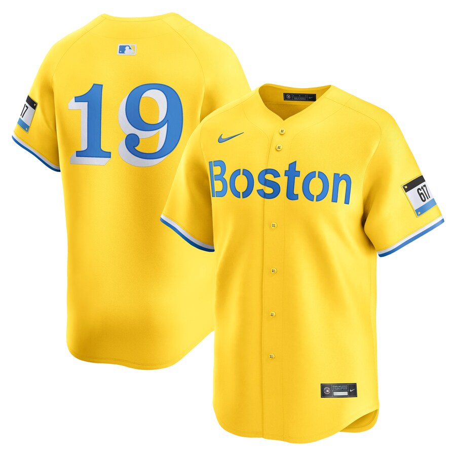 Men's Boston Red Sox Roman Anthony Nike Gold City Connect Limited Jersey - Jersey