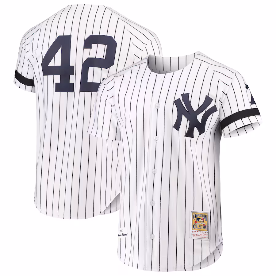 Men's New York Yankees Mariano Rivera Mitchell & Ness White Authentic Jersey - Jersey