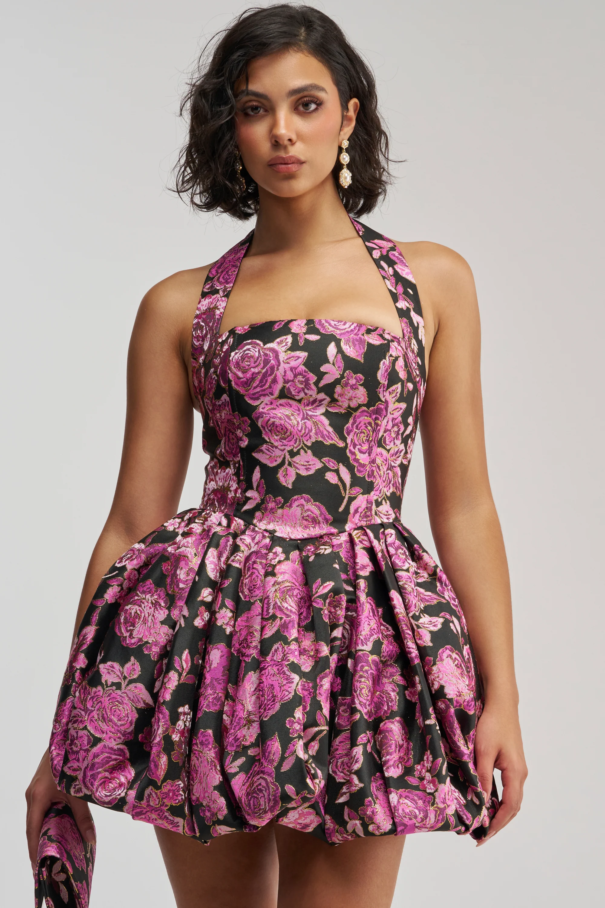 CATCH ME DANCING FLORAL MINI DRESS - Akira Wear