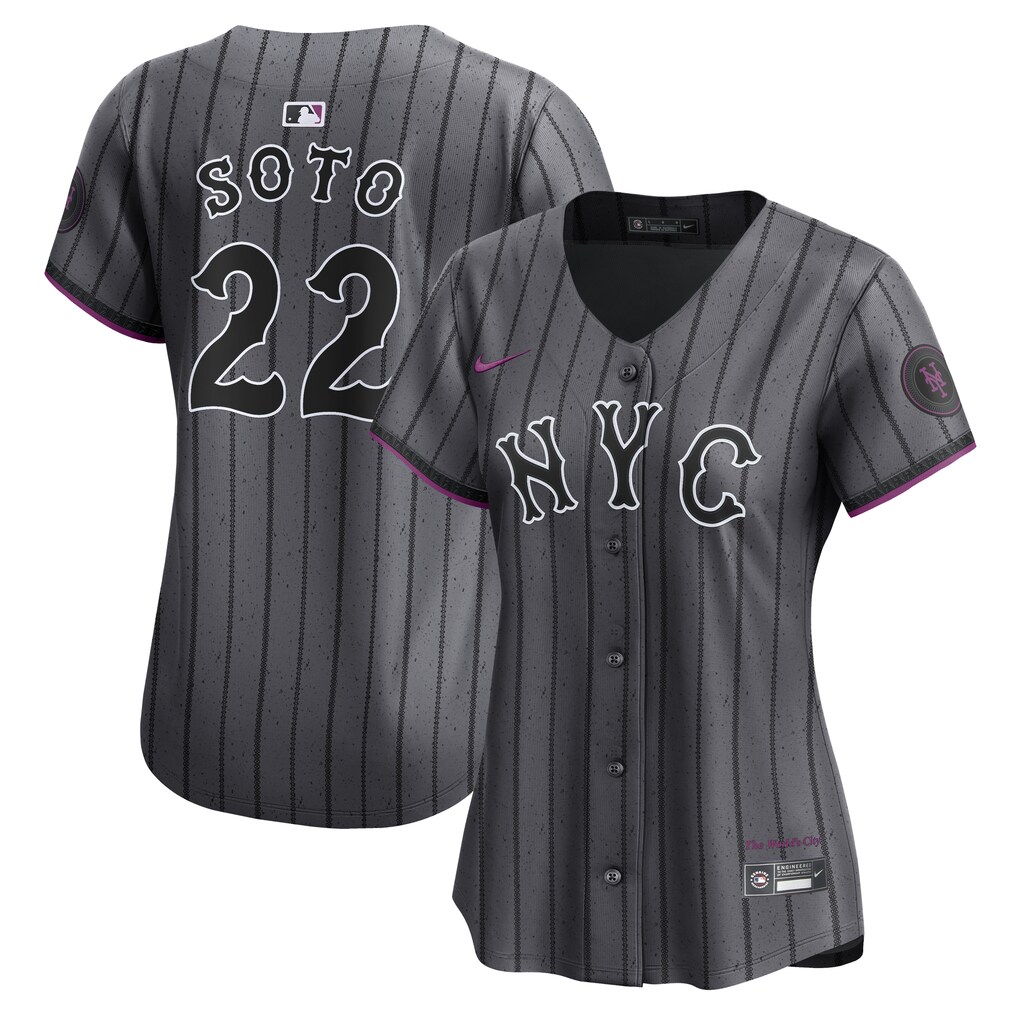 Women's New York Mets Juan Soto Nike Gray City Connect Limited Jersey - Jersey