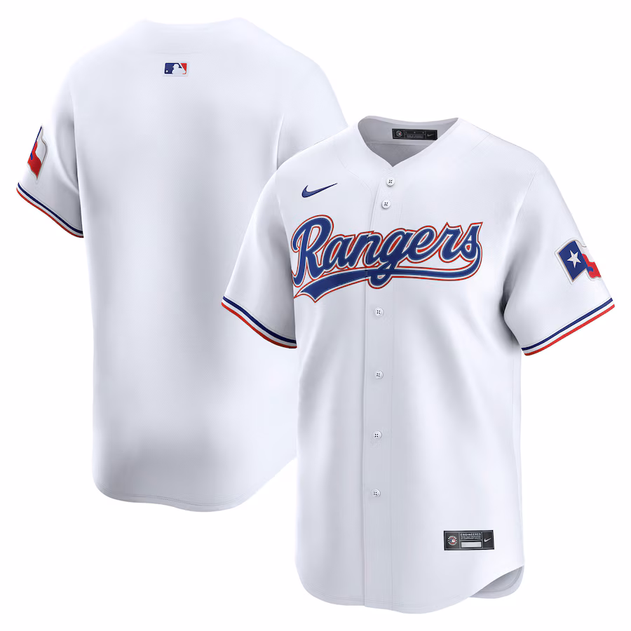 Men's Texas Rangers Nike White Home Limited Jersey - Jersey
